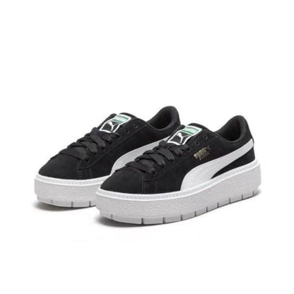 Original Puma Platform Trace For Women's Girl Female Casual Skate Shoes Lightweight Elevator Retro Sneakers Shoes 365830-15