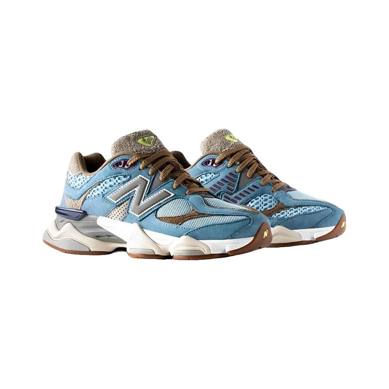 Original New Balance NB 9060 Rutschfeste, leichte Sport-Casual-Schuhe Hellgraue Unisex-Sneaker für Herren und Damen U9060GRY