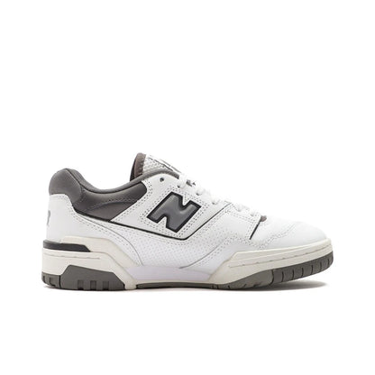 Original New Balance NB 550 Classic Vintage Kunstleder Casual Herren- und Damen-Laufschuhe Weiß Silber BB550PWA