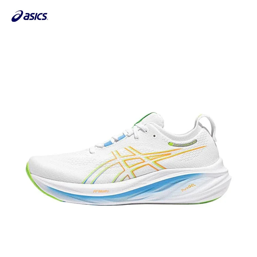 Original Asics Nimbus 26 Running Shoes Men Cushion Low-top Outdoor Shoes Low-top Anti-slip Breathable Sneakers