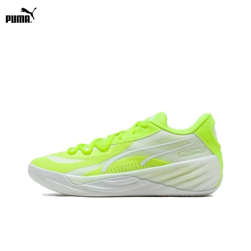 PUMA A11 Pro Nitro round toe lace up anti slip and wear-resistant low top basketball shoes for men