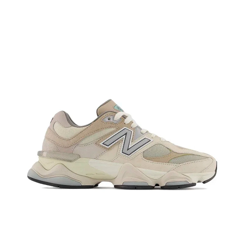 Original New Balance NB 9060 "Meersalz" Low-Top Athleisure Schuhe in Hellgrau Herren und Damen Unisex Sneakers U9060MAC