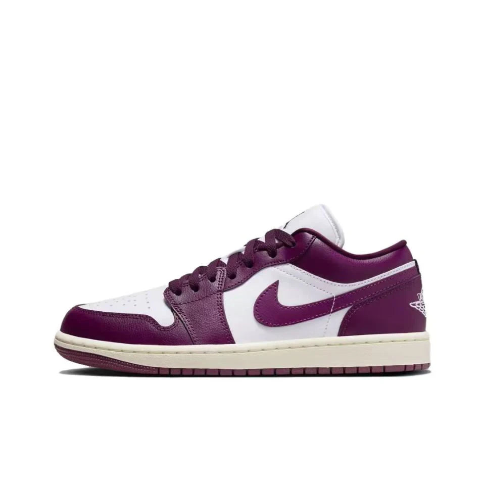 NIKE AIR JORDAN 1 LOW Retro Wearable Breathable Low-top Basketball Shoes Women's Pink