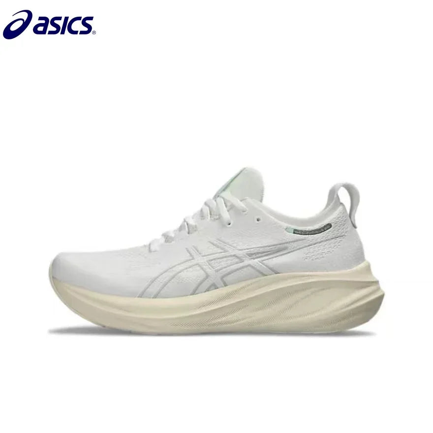 Original Asics Nimbus 26 Running Shoes Men Cushion Low-top Outdoor Shoes Low-top Anti-slip Breathable Sneakers