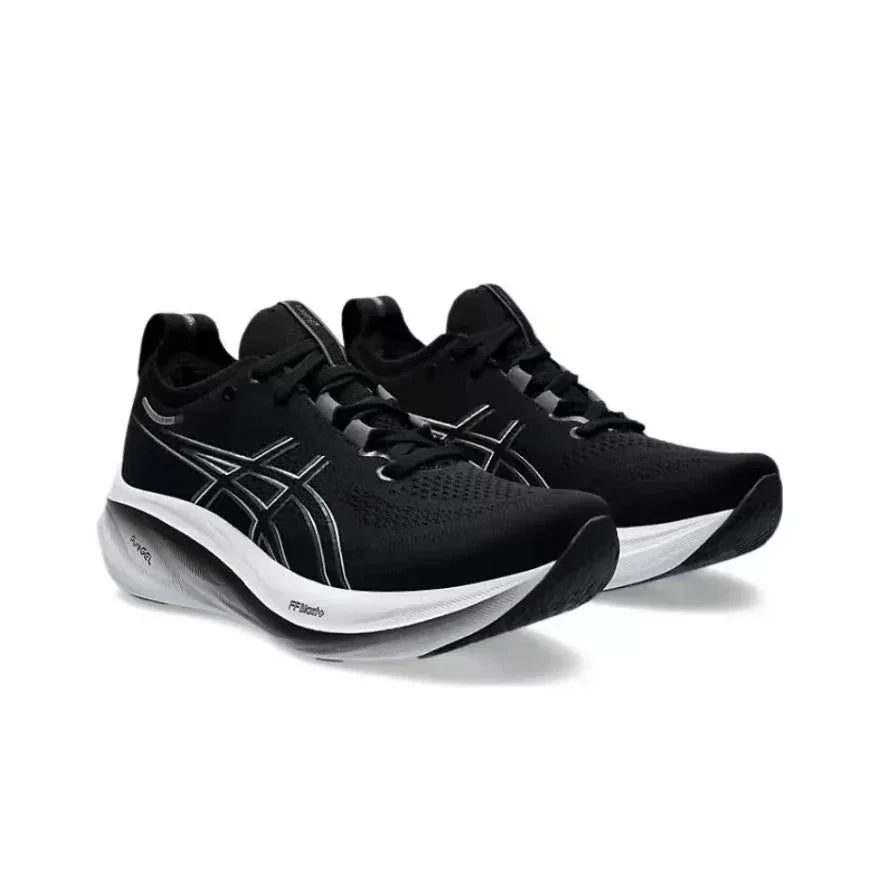 Original Asics Nimbus 26 Running Shoes Men Cushion Low-top Outdoor Shoes Low-top Anti-slip Breathable Sneakers