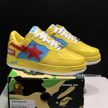 Original Classics Bape Sta Men Women Dropout Skate Shoes Fashion BAPESTA Casual Shoes Outdoor Platform Bear Shoes Sneakers