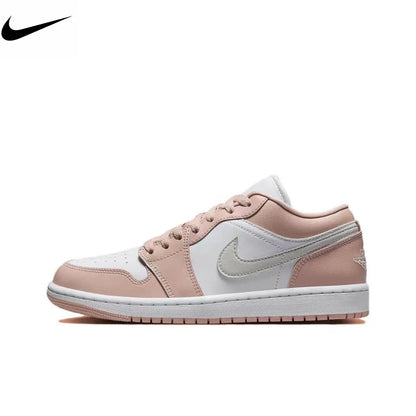 NIKE AIR JORDAN 1 LOW Retro Wearable Breathable Low-top Basketball Shoes Women's Pink