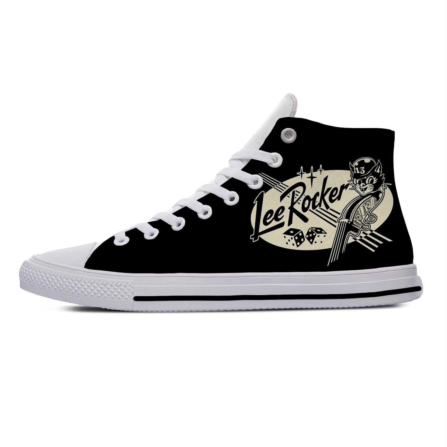 Hot Cats Rock Band Stray Fashion Popular Funny Cool Casual Shoes Lightweight High Top Breathable Board Shoes Men Women Sneakers