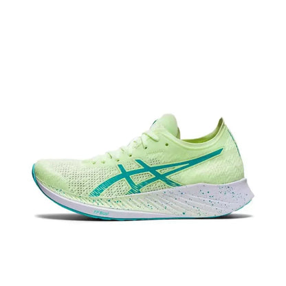 Asics Metaracer 1.0 Racing Mesh Fabric Low-Cut Carbon Plate Trainingslaufschuhe für Männer Grau Blau