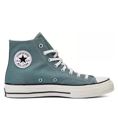 Converse Chuck 70 daily versatile, wear-resistant, lightweight, high top canvas shoes for both men and women in blue