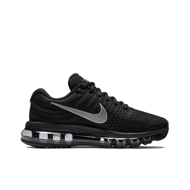 Nike Air Max 2017 Mesh Shock-absorbing Anti Slip Wear-resistant Low Cut Casual Running Shoes For Men And Women