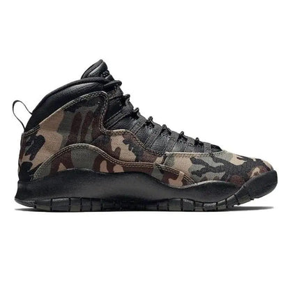 Nike Air Jordan 10 Retro Woodland Camo Sneakers Shoes 310805-201 With Original Box