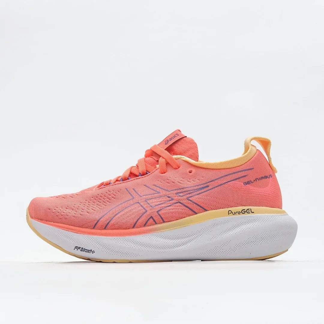 Asics Nimbus 25 Women Running Shoes Tenis Original Cushion Nimbus 25 Women Sneaker Breathable Sport