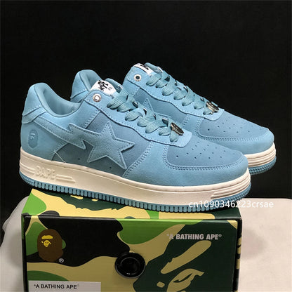 Original Classics Bape Sta Men Women Dropout Skate Shoes Fashion BAPESTA Casual Shoes Outdoor Platform Bear Shoes Sneakers