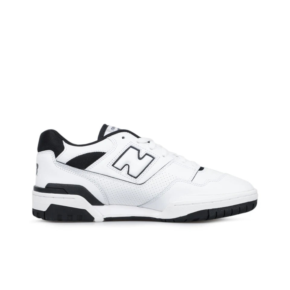 Original New Balance NB 550 Classic Vintage Kunstleder Casual Herren- und Damen-Laufschuhe Weiß Silber BB550PWA