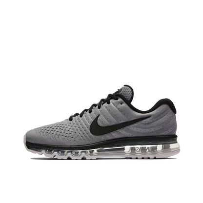 Nike Air Max 2017 Mesh Shock-absorbing Anti Slip Wear-resistant Low Cut Casual Running Shoes For Men And Women