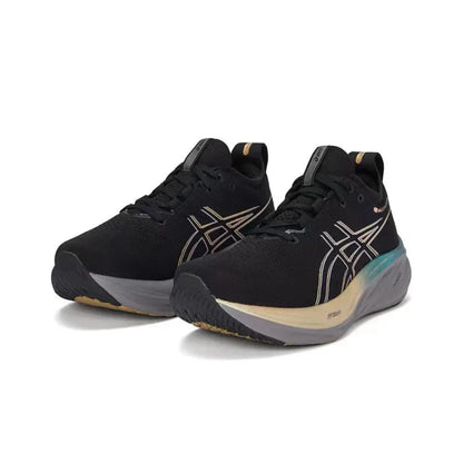 Original Asics Nimbus 26 Running Shoes Men Cushion Low-top Outdoor Shoes Low-top Anti-slip Breathable Sneakers