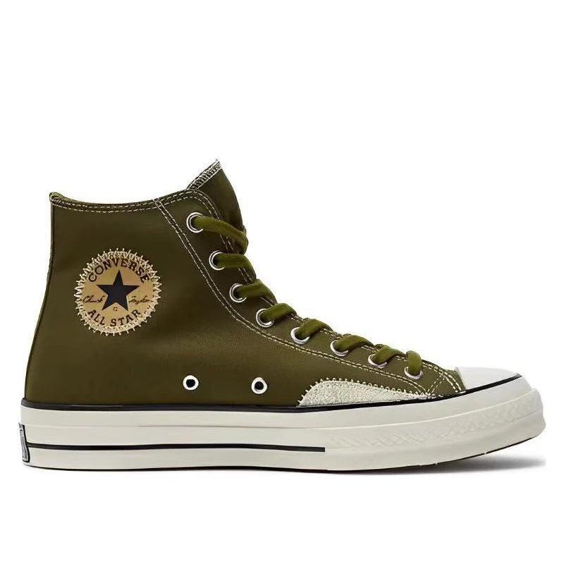 Converse Chuck Taylor A1l Star 1970s trendy casual versatile wear-resistant wrapped high top canvas shoes for both men and women