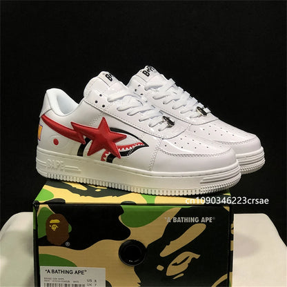 Original Classics Bape Sta Men Women Dropout Skate Shoes Fashion BAPESTA Casual Shoes Outdoor Platform Bear Shoes Sneakers