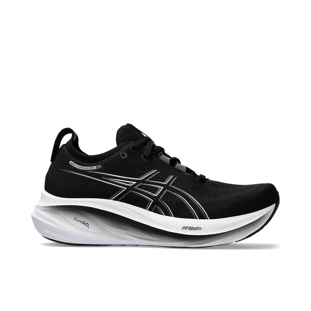 Original Asics Nimbus 26 Running Shoes Men Cushion Wear-resistant Actual Combat Shoes Unisex Sneakers