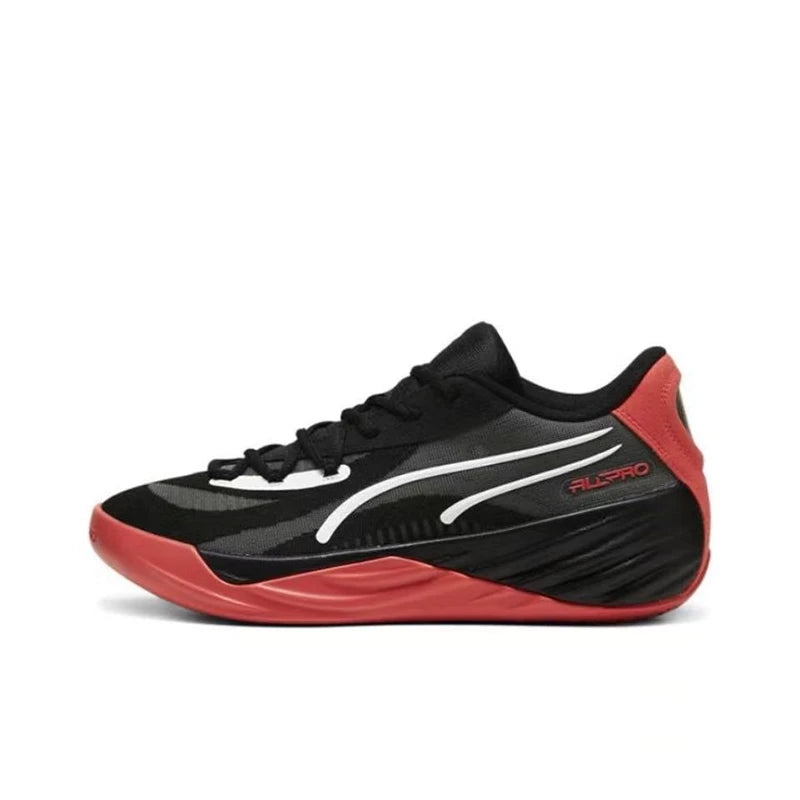 PUMA A11 Pro Nitro round toe lace up anti slip and wear-resistant low top basketball shoes for men