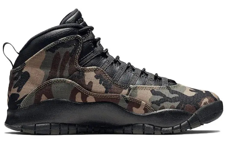 Nike Air Jordan 10 Retro Woodland Camo Sneakers Shoes 310805-201 With Original Box