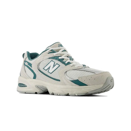 Original New Balance NB 530 Classic Vintage Mesh Stoff Kunstleder Casual Herren und Damen Laufschuhe Weiß Silber MR530SG