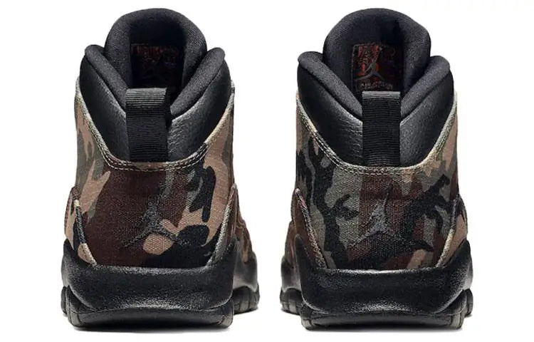 Nike Air Jordan 10 Retro Woodland Camo Sneakers Shoes 310805-201 With Original Box