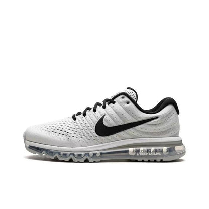 Nike Air Max 2017 Mesh Shock-absorbing Anti Slip Wear-resistant Low Cut Casual Running Shoes For Men And Women