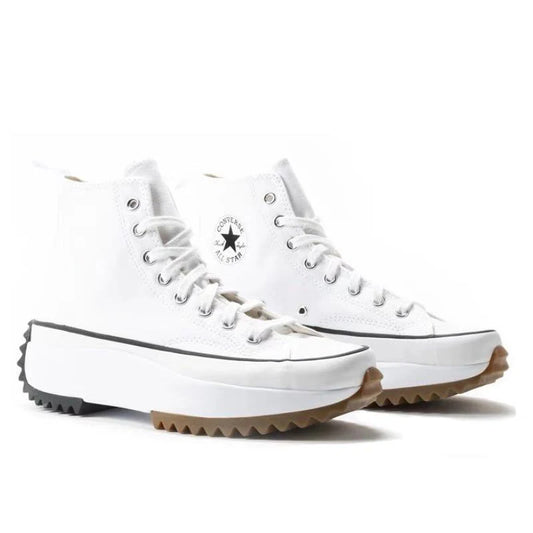 Converse Run $tar Hike height increasing thick sole wear-resistant shock-absorbing high top canvas shoes for men and women