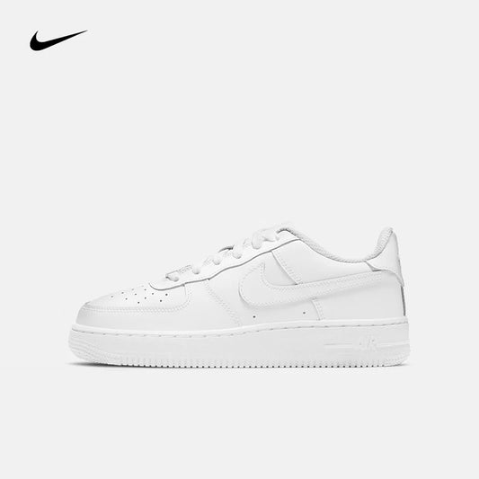 Air Force 1 Nike Men's and Women's Skateboarding Shoes Leather Anti slip Comfortable Af1 Running Shoes Classic Black and White