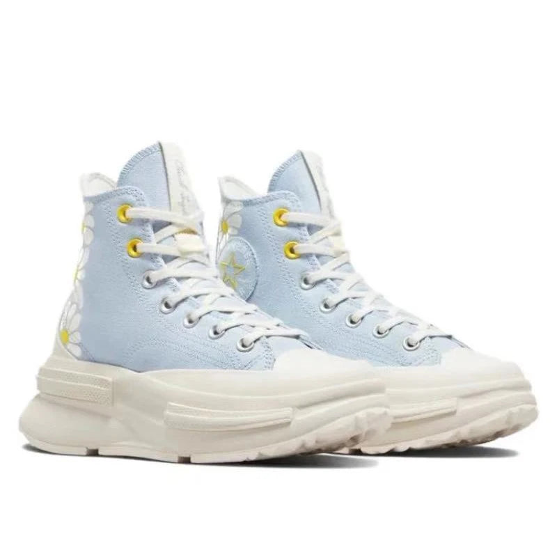 Converse Run Star Legacy comfortable, versatile, non slip, wear-resistant, lightweight high top canvas shoes for men and women