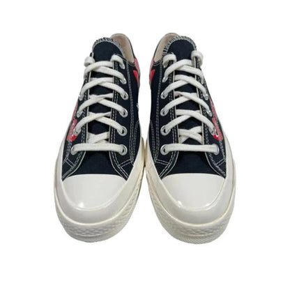 Converse Chuck 70 lace up anti slip and wear-resistant low top board shoes for both men and women, black, white, and red