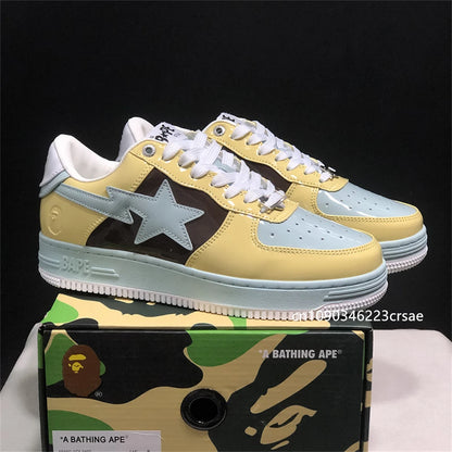 Original Classics Bape Sta Men Women Dropout Skate Shoes Fashion BAPESTA Casual Shoes Outdoor Platform Bear Shoes Sneakers