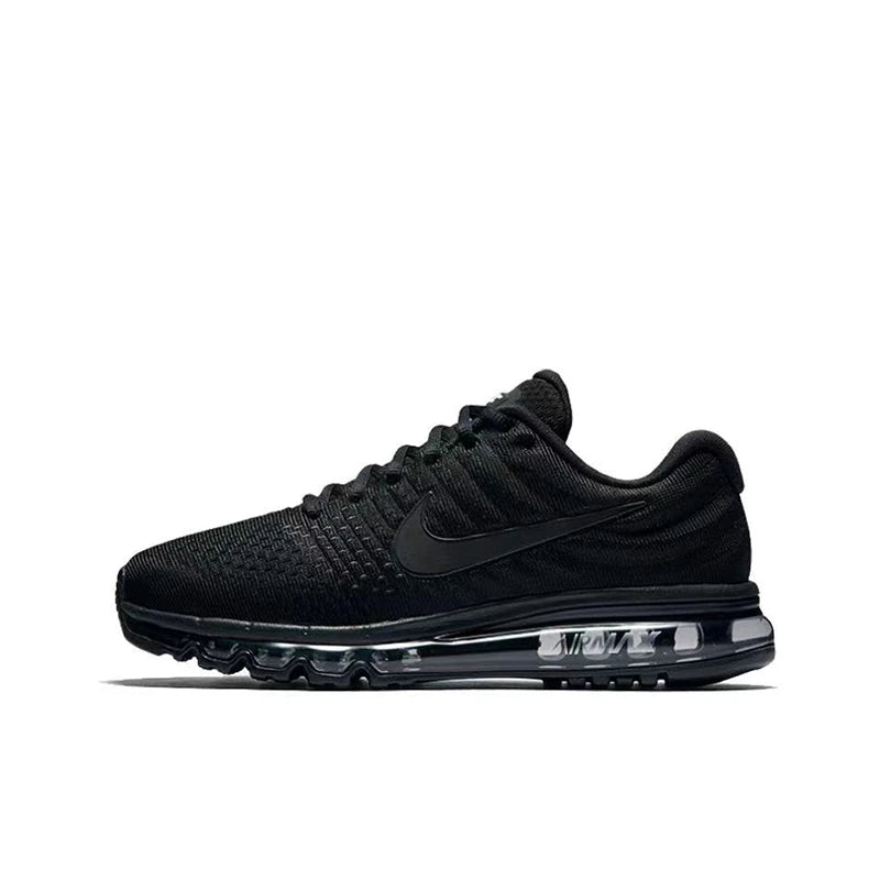 Nike Air Max 2017 Mesh Shock-absorbing Anti Slip Wear-resistant Low Cut Casual Running Shoes For Men And Women