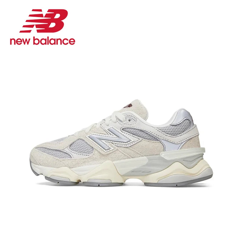 Original New Balance NB 9060 Rutschfeste, leichte Sport-Casual-Schuhe Hellgraue Unisex-Sneaker für Herren und Damen U9060GRY