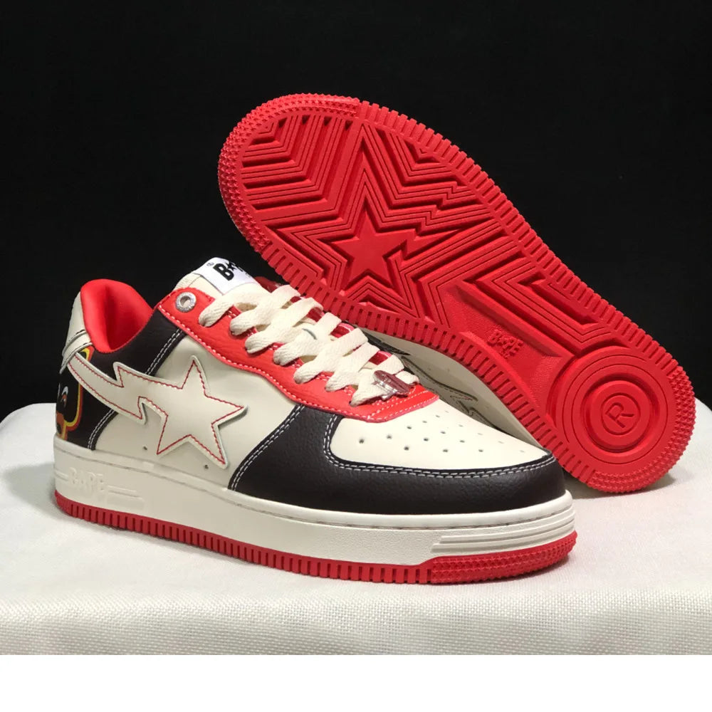 Original Classics Bape Sta Men Women Dropout Skate Shoes Fashion BAPESTA Casual Shoes Outdoor Platform Bear Shoes Sneakers