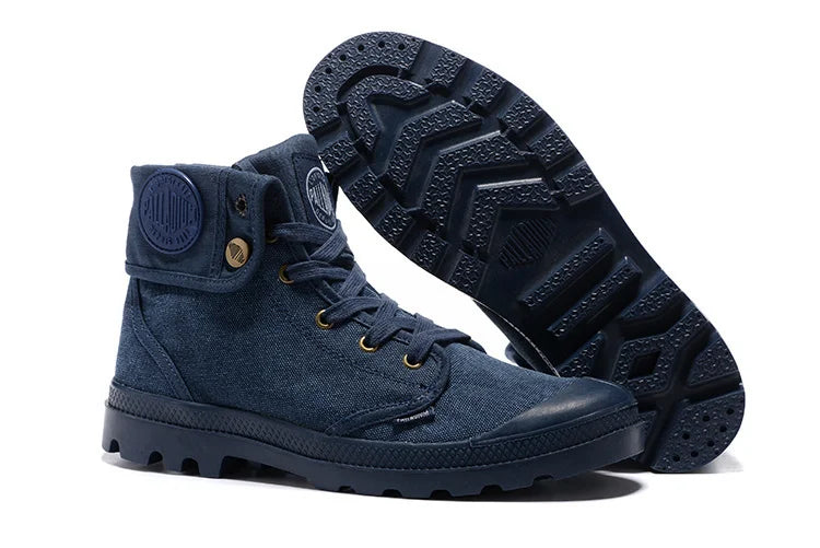 2025 New PALLADIUM Pallabrouse Sneakers Men Women High-top  Ankle Boots Canvas Outdoor Casual Shoes Women Casual Shoes