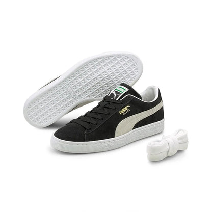 Original Puma Suede Classic Xxi Gilt Logo Men's and Women's Boarding Shoes Lightweight Low-Top Unisex Sneakers 374915-01