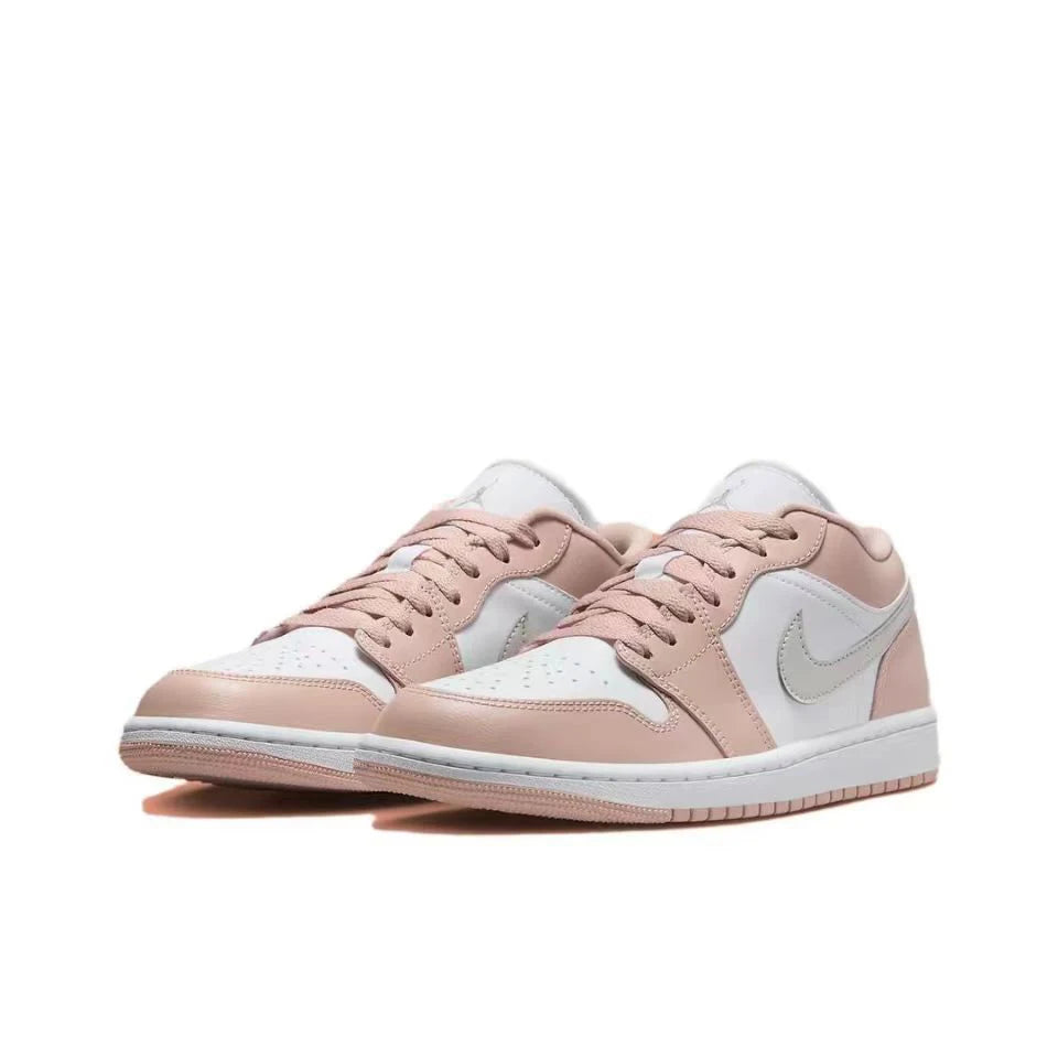 NIKE AIR JORDAN 1 LOW Retro Wearable Breathable Low-top Basketball Shoes Women's Pink