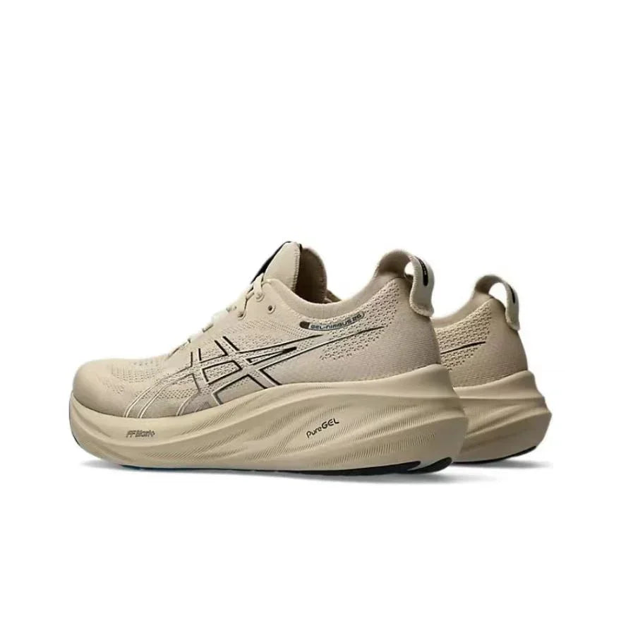 Original Asics Nimbus 26 Running Shoes Men Cushion Wear-resistant Actual Combat Shoes Unisex Sneakers