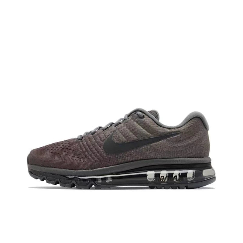 Nike Air Max 2017 Mesh Shock-absorbing Anti Slip Wear-resistant Low Cut Casual Running Shoes For Men And Women