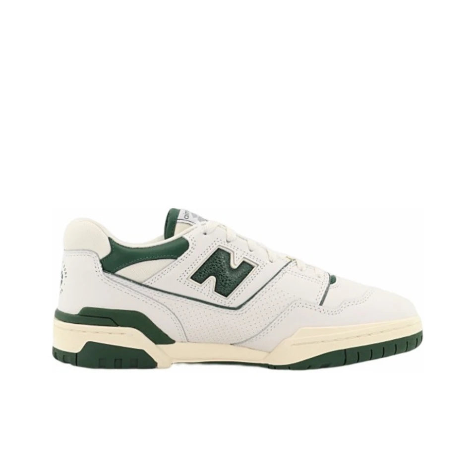 Original New Balance NB 550 Classic Vintage Kunstleder Casual Herren- und Damen-Laufschuhe Weiß Silber BB550PWA