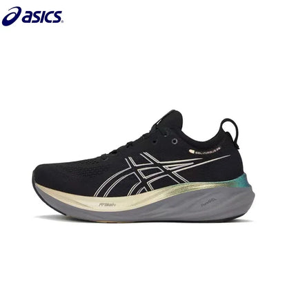 Original Asics Nimbus 26 Running Shoes Men Cushion Low-top Outdoor Shoes Low-top Anti-slip Breathable Sneakers