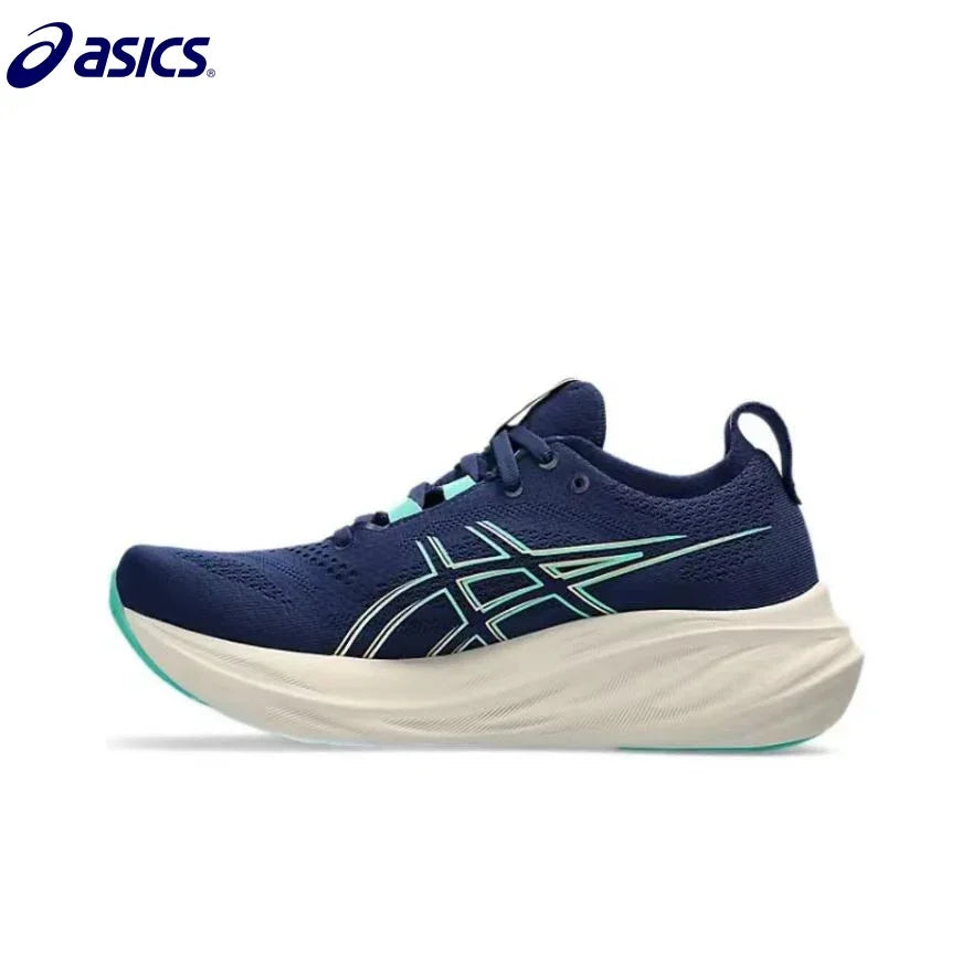 Asics Nimbus 26 Women Running Shoes Tenis Original Cushion Nimbus 26 Women Sneaker Breathable Sport Pink