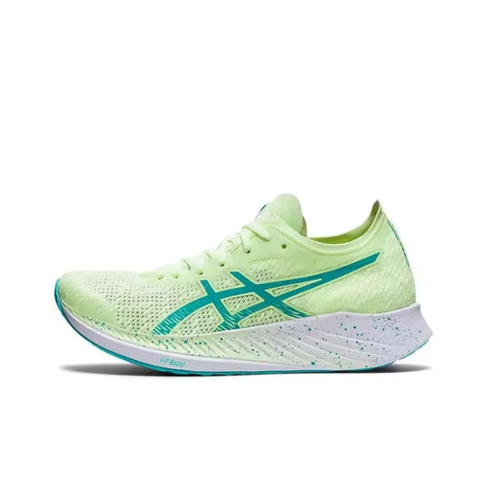 Asics Metaracer 1.0 Racing Mesh-Gewebe Low-Cut Carbon Plate Trainings-Laufschuhe für Männer Schwarz und Weiß