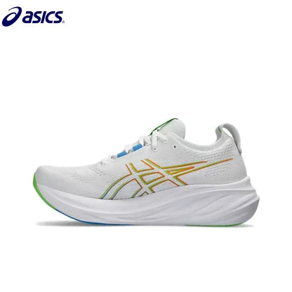 Original Asics Nimbus 26 Running Shoes Men Cushion Wear-resistant Actual Combat Shoes Unisex Sneakers