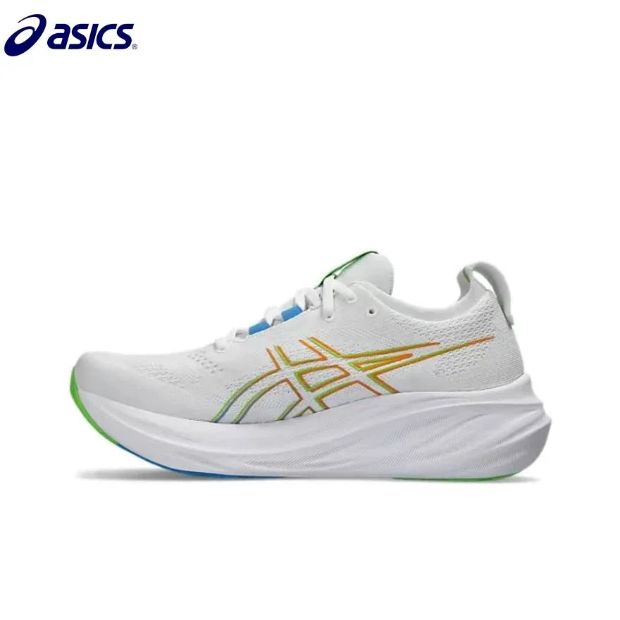 Original Asics Nimbus 26 Running Shoes Men Cushion Low-top Outdoor Shoes Low-top Anti-slip Breathable Sneakers