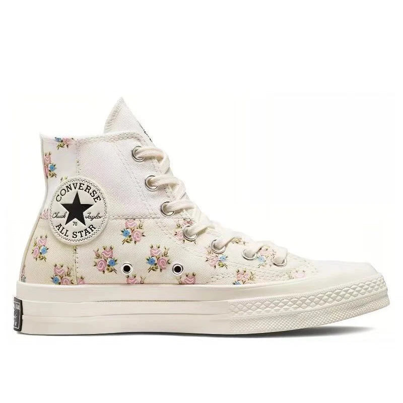 Converse Chuck Taylor A1l Star 1970s trendy casual versatile wear-resistant wrapped high top canvas shoes for both men and women