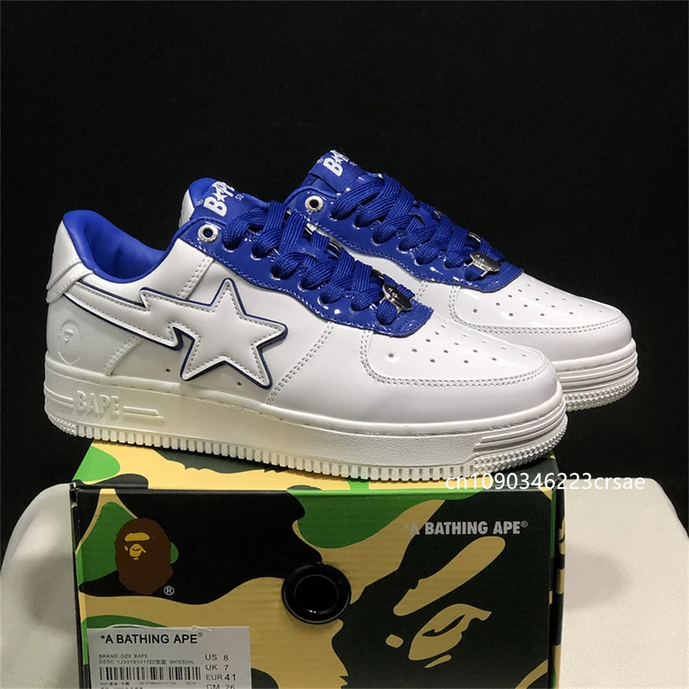 Original Classics Bape Sta Men Women Dropout Skate Shoes Fashion BAPESTA Casual Shoes Outdoor Platform Bear Shoes Sneakers